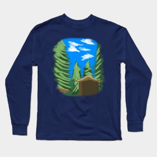 house in the forest Long Sleeve T-Shirt